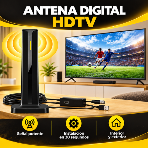 Antena Digital HD para TV