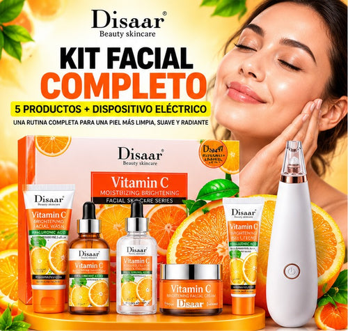 Kit Facial Disaar Vitamina C Completo con Dispositivo Eléctrico